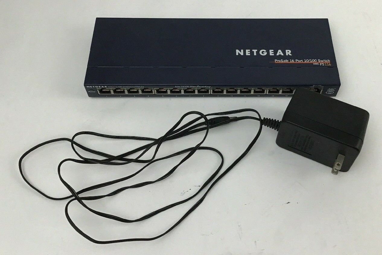 NETGEAR PROSAFE PORT 10/100 SWITCH FS116