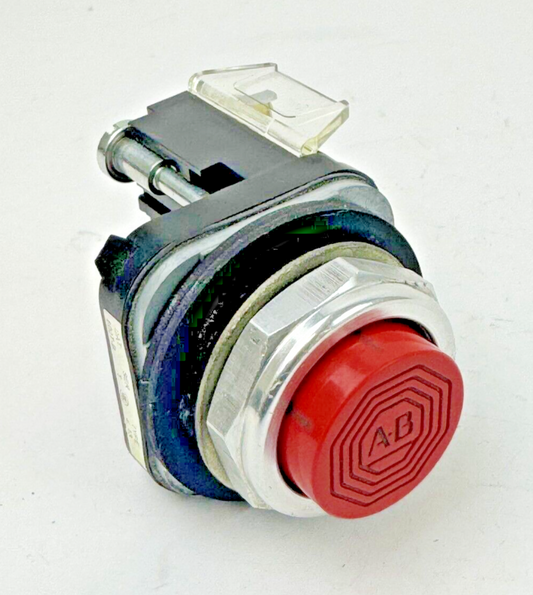 ALLEN-BRADLEY - 800T-B SER. T TYPE 4, 13 - RED PUSH BUTTON W/ 800T-XA SER. D
