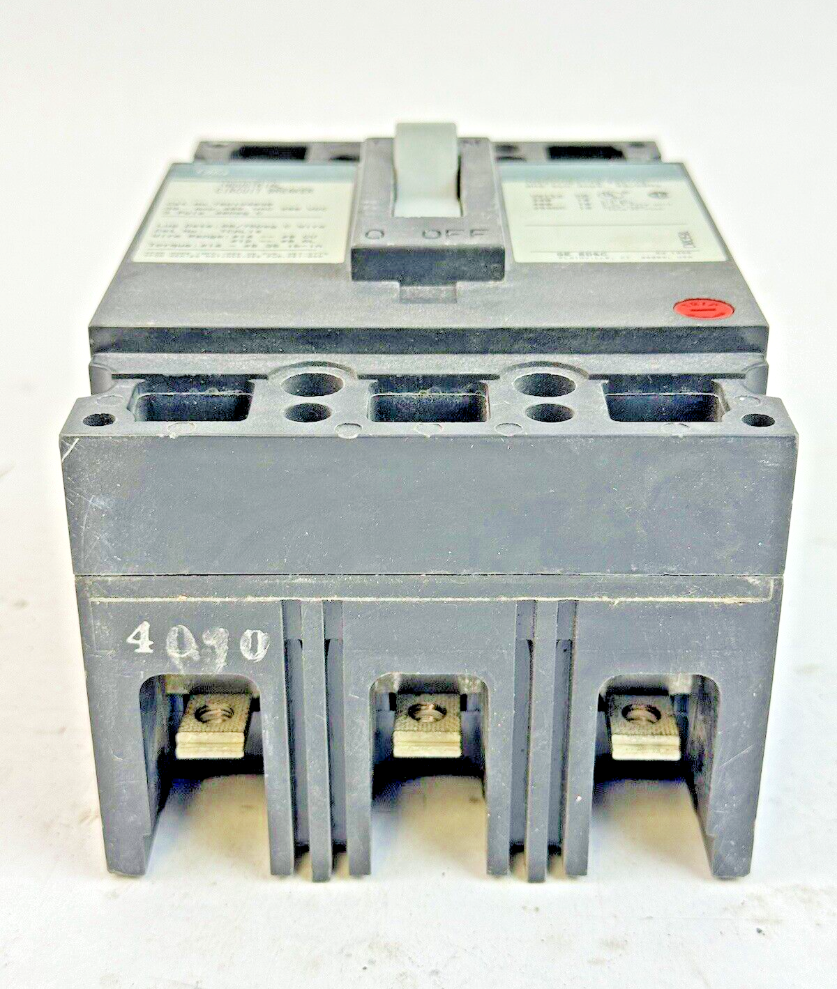 GE - TED134030 - INDUSTRIAL CIRCUIT BREAKER - 3 POLE/480 VAC/30A