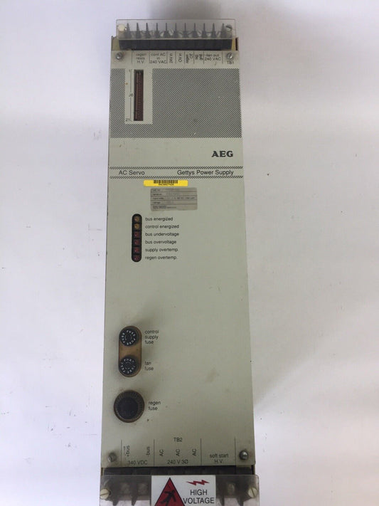 AEG AC SERVO GETTYS POWER SUPPLY PS15A-100