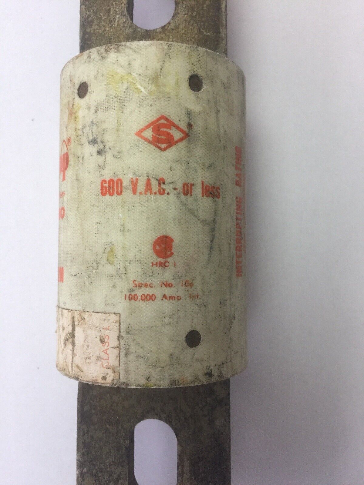 SHAWMUT A4BY1200 AMP-TRAP CURRENT LIMITING FORM 480 TYPE 55 FUSE 600VAC CLASS L
