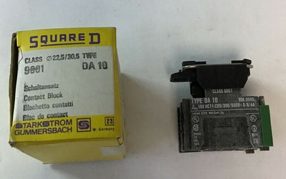 SQUARE D 9001 DA 10 CONTACT BLOCK ***LOTOF4***