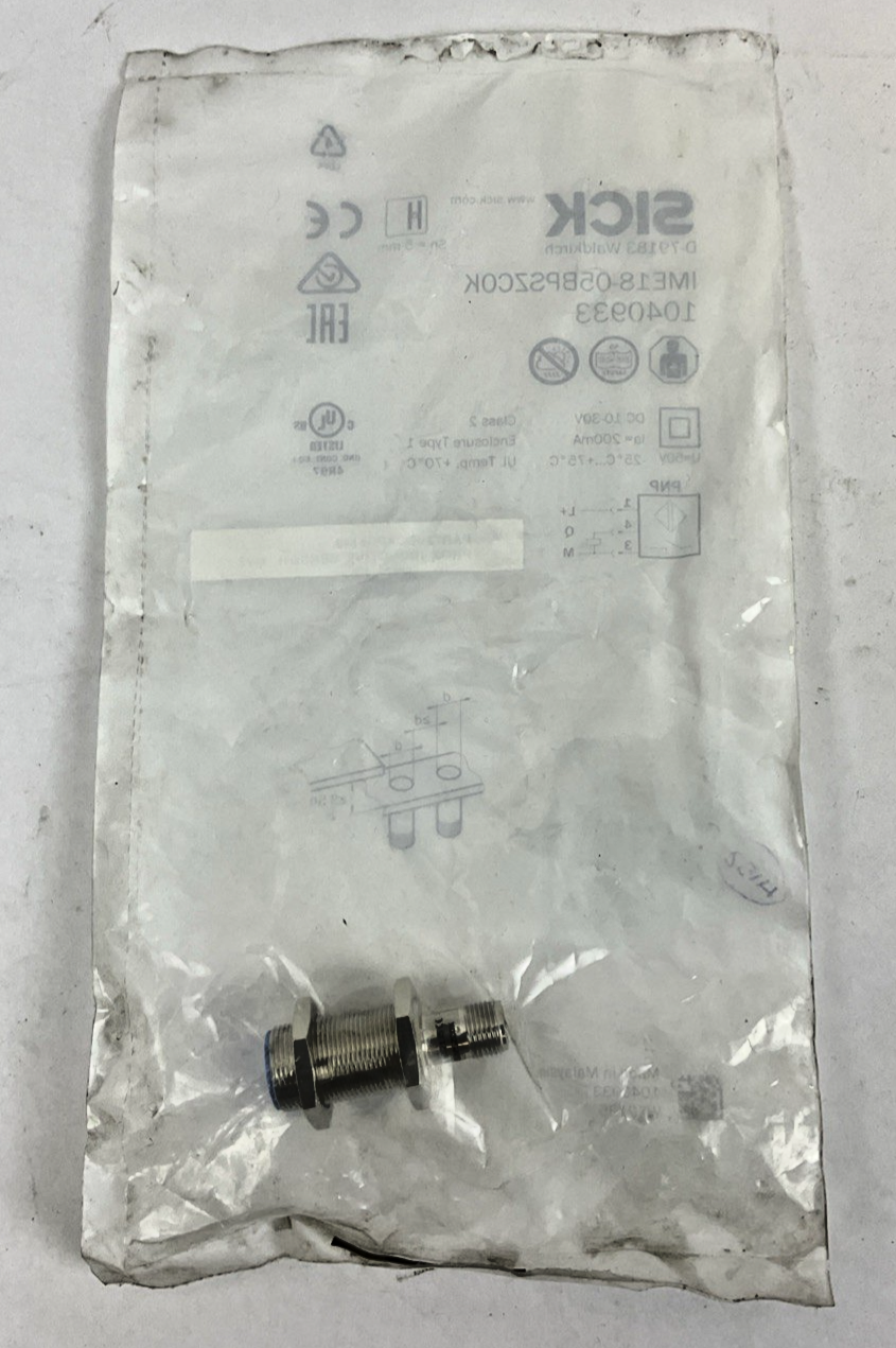 SICK IME18-05BPSZCOK PROXIMITY SENSOR 30-VDC CLASS2 200MA