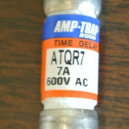 LOT of 2 / GOULD-SHAWMUT ATQR7 AMP-TRAP® FUSE / 7A / 600V / NEW SURPLUS / ATQR-7