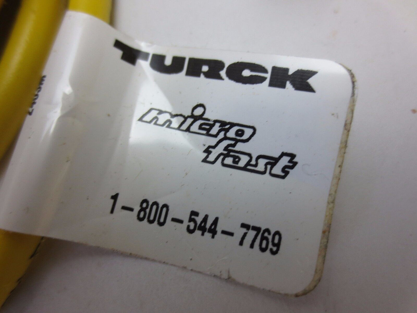 TURCK WKB 3T-6 / U2230-12 MICRO-FAST CORD SET 250V, 4A MAX. FACTORY-SEALED BAG