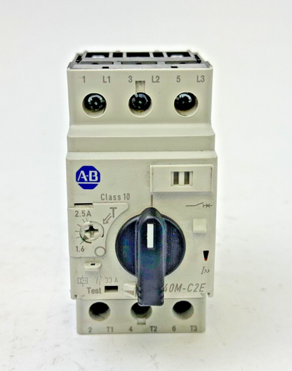 ALLEN-BRADLEY - 140M-C2E-B25 SER. C - MANUAL MOTOR PROTECTOR - 1.6 A - 2.5 A