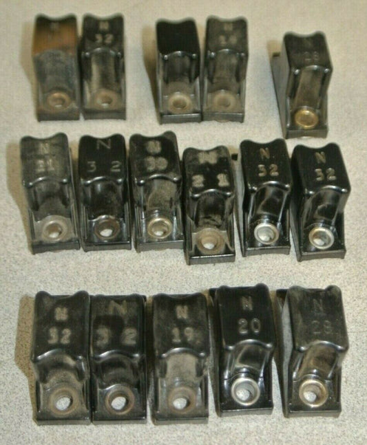 LOT of 16 ALLEN-BRADLEY THERMAL OVERLOAD HEATER ELEMENTS / N-series / LIST BELOW