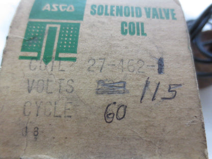 ASCO 27-462-1 SOLENOID VALVE COIL 115V / 60Hz - NEW SURPLUS