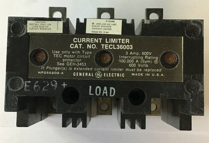 GENERAL ELECTRIC TECL36003 CURRENT LIMITER 3A 600V