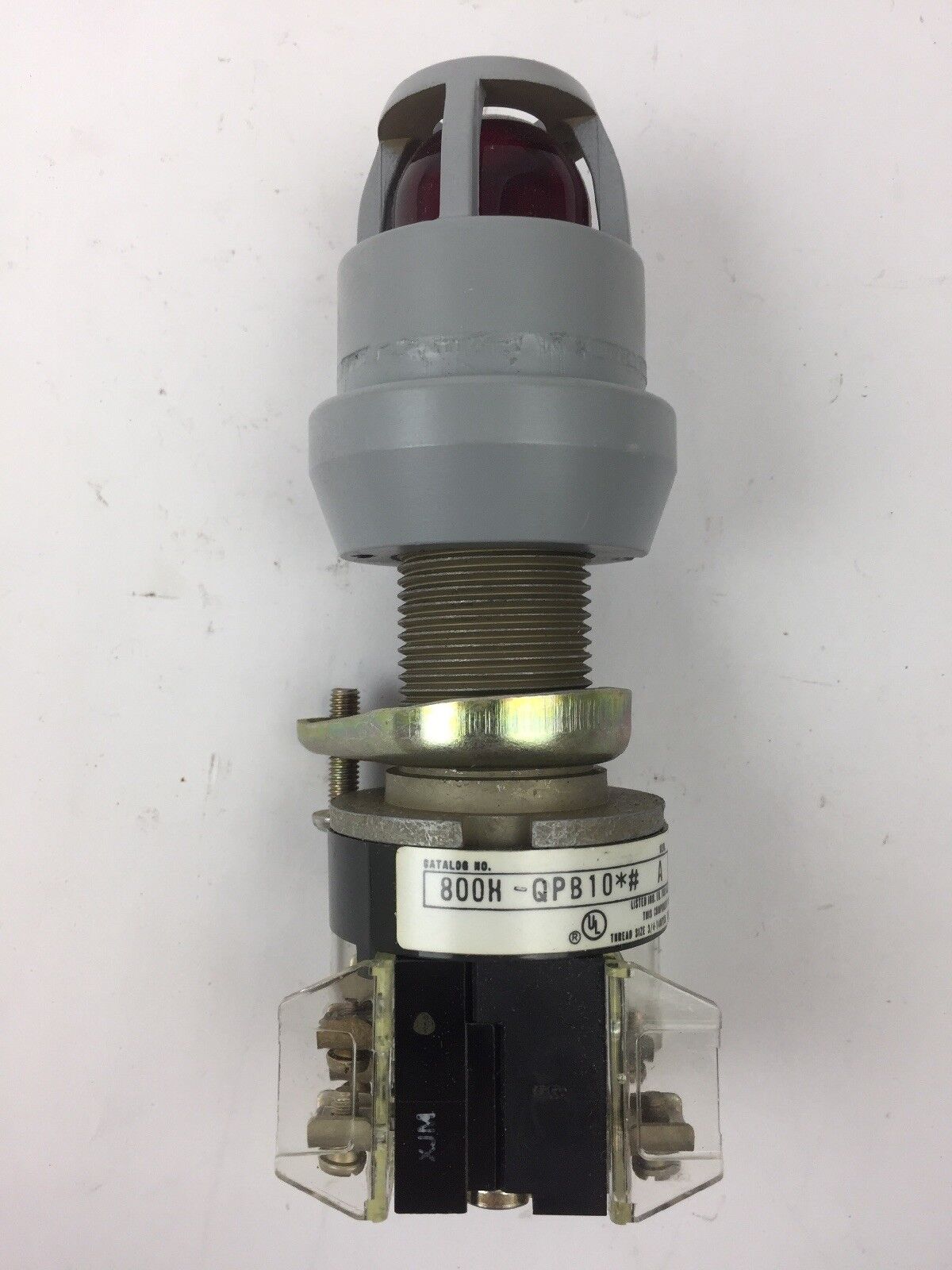 ALLEN BRADLEY 800H-QPB10 PUSH BUTTON SER A 120 VOLT 3.0 WATTS