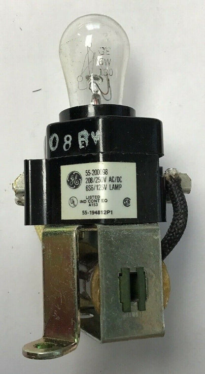 GENERAL ELECTRIC CR2940UD HEAVY DUTY INDICATOR LIGHT 208-250VAC/DC BACK MTG