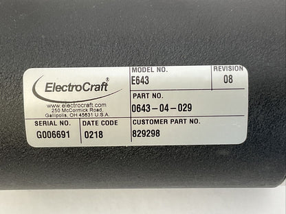 ELECTROCRAFT E643 DC SERVO MOTOR REVISION 08