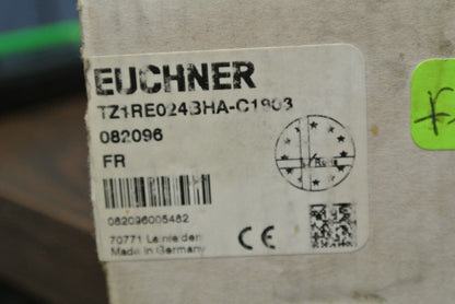 EUCHNER TZ1RE024BHA-C1903 SOLENOID LOCKING SAFETY INTERLOCK SWITCH / 24VAC/DC /