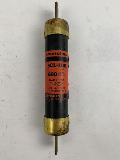 Economy Fuse SCL100 100A 600V Fuse