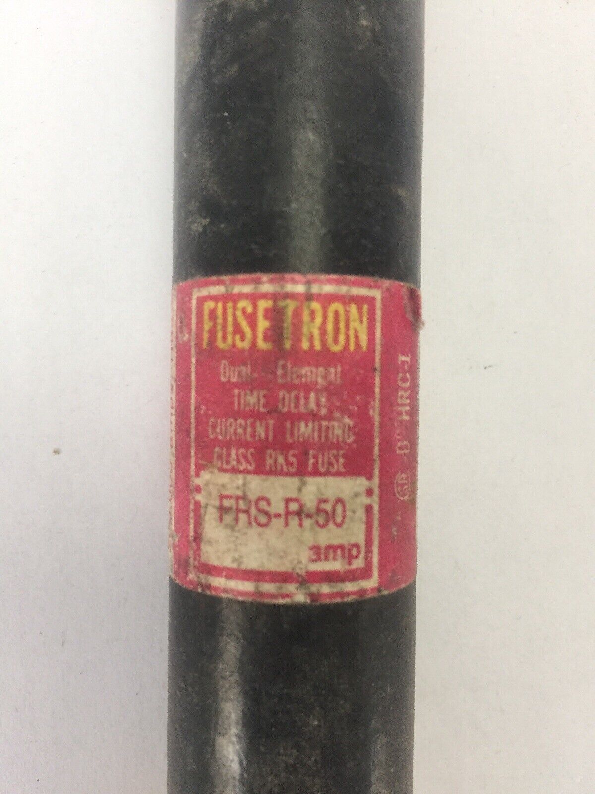 FUSETRON FRS-R-50 CLASS RK5 DUAL ELEMENT TIME DELAY FUSE 600VAC (LOT OF 4)