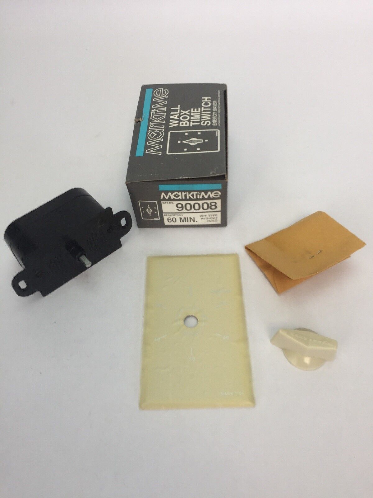 MARKTIME 90008 WALL BOX TIME SWITCH 60 MIN OFF TYPE WITHOUT HOLD 22A 125VAC 1HP