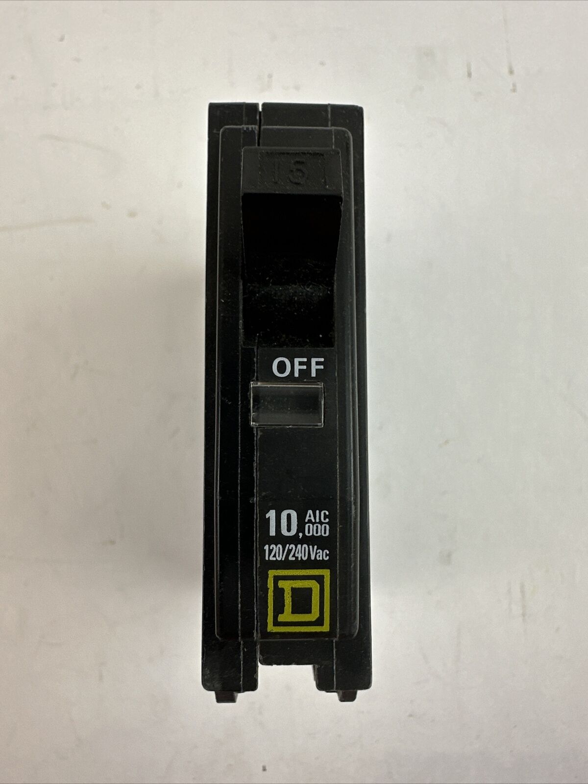 SQUARE D QOB115 BOLT-ON CIRCUIT BREAKER 15AMP 1POLE 120/240VAC (LOT OF 14)