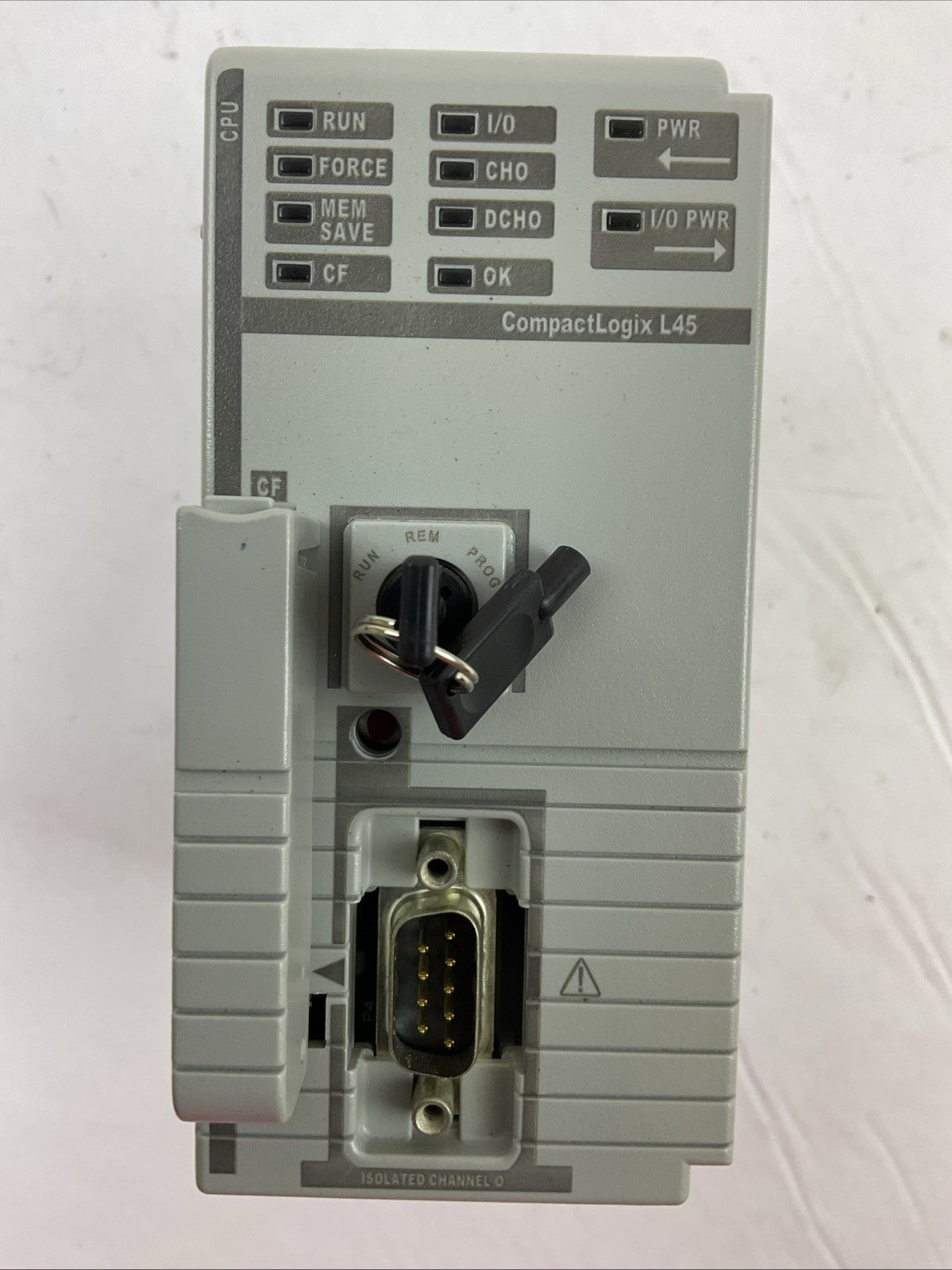 ALLEN BRADLEY 1768-L45 SER C F/W 1.05 COMPACTLOGIX L45 3MB MEMORY CONTROLLER