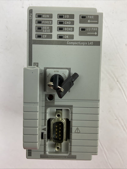 ALLEN BRADLEY 1768-L45 SER C F/W 1.05 COMPACTLOGIX L45 3MB MEMORY CONTROLLER