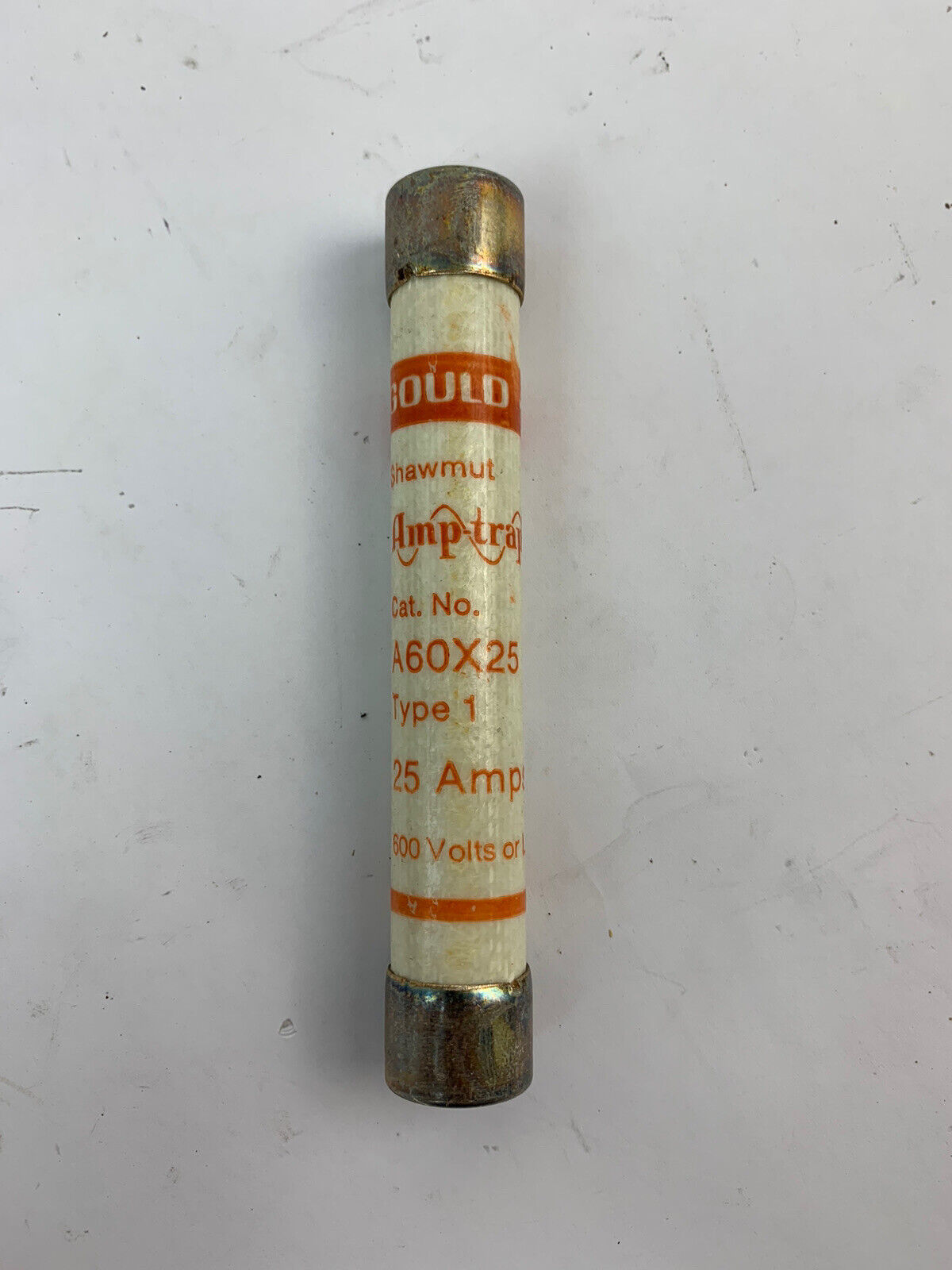 Gould Shawmut Amp-trap A60X25 Form 101 25A 600V Fuse "Lot of 10"