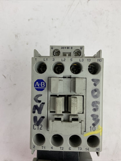 ALLEN BRADLEY STARTER (100-C12D*10 COIL 24VDC + 193-EECB 1.0-5.0A)