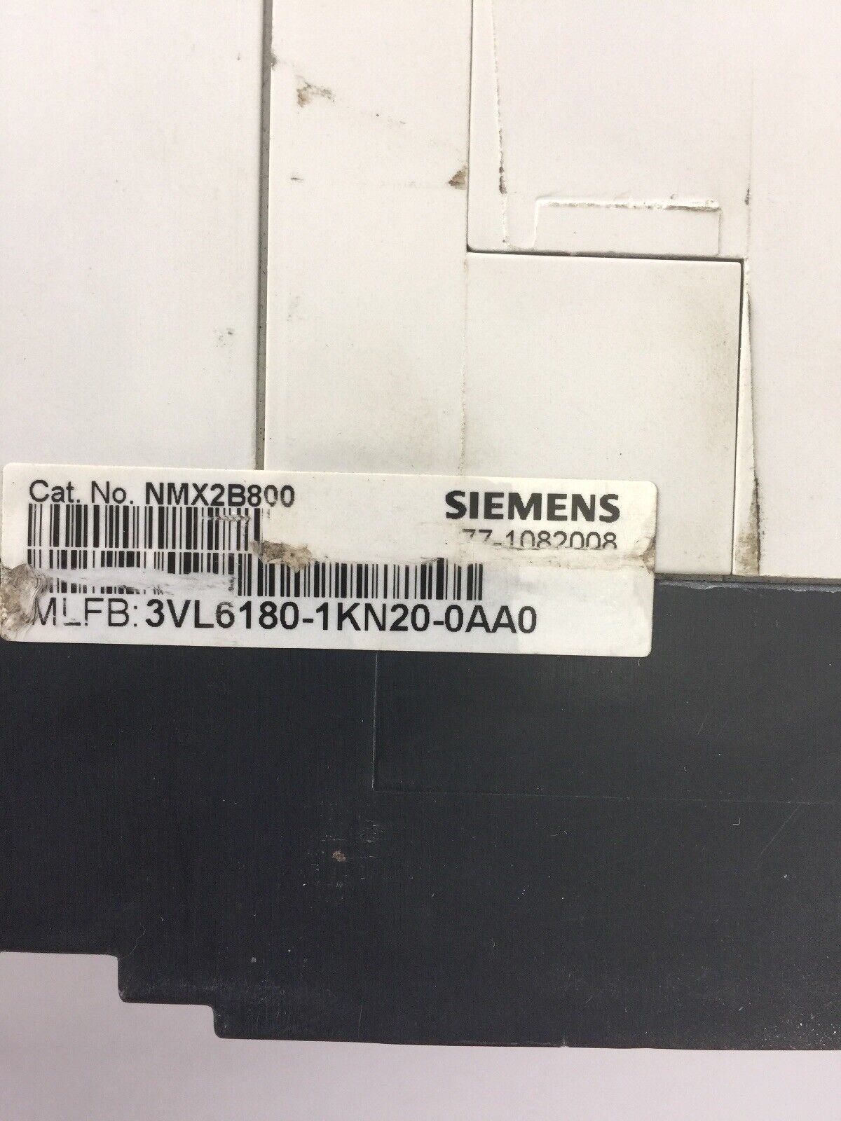 SIEMENS NMX2B800 CIRCUIT BREAKER 800A 250VDC 600VAC FRAME-MG 3250-6500A TRIP