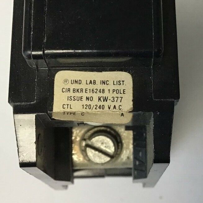 SYLVANIA C-150 CIRCUIT BREAKER 120/240VAC 50A 1POLE TYPE C ***LOTOF4***