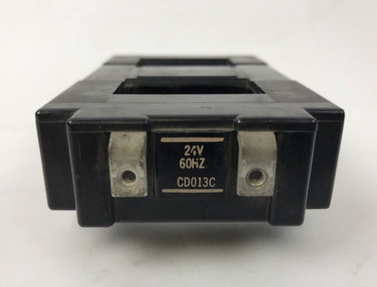 ALLEN BRADLEY CD013C, CD013, CD-013, 24V @ 60HZ, USED, MISSING SCREWS