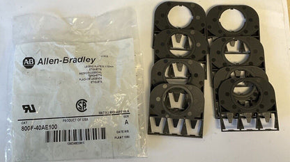 ALLEN BRADLEY 800F-40AE100 LEGEND PLATE SER.A 50X50MM ***LOTOF8***