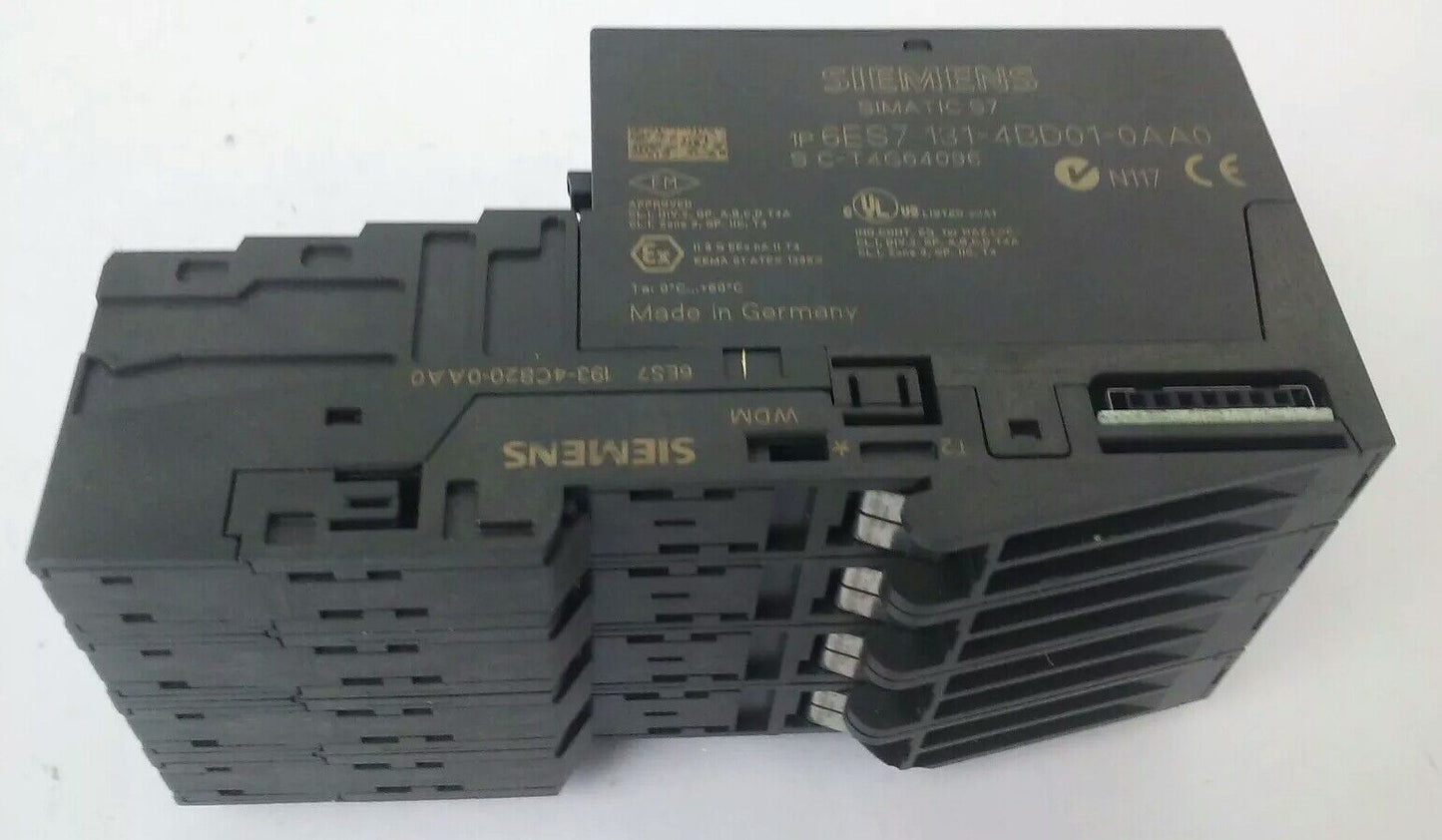 SIEMENS 6ES7 131-4BD01-0AA0 INPUT MODULE, 6ES7 193-4CB20-0AA0 TERMINAL MODULE