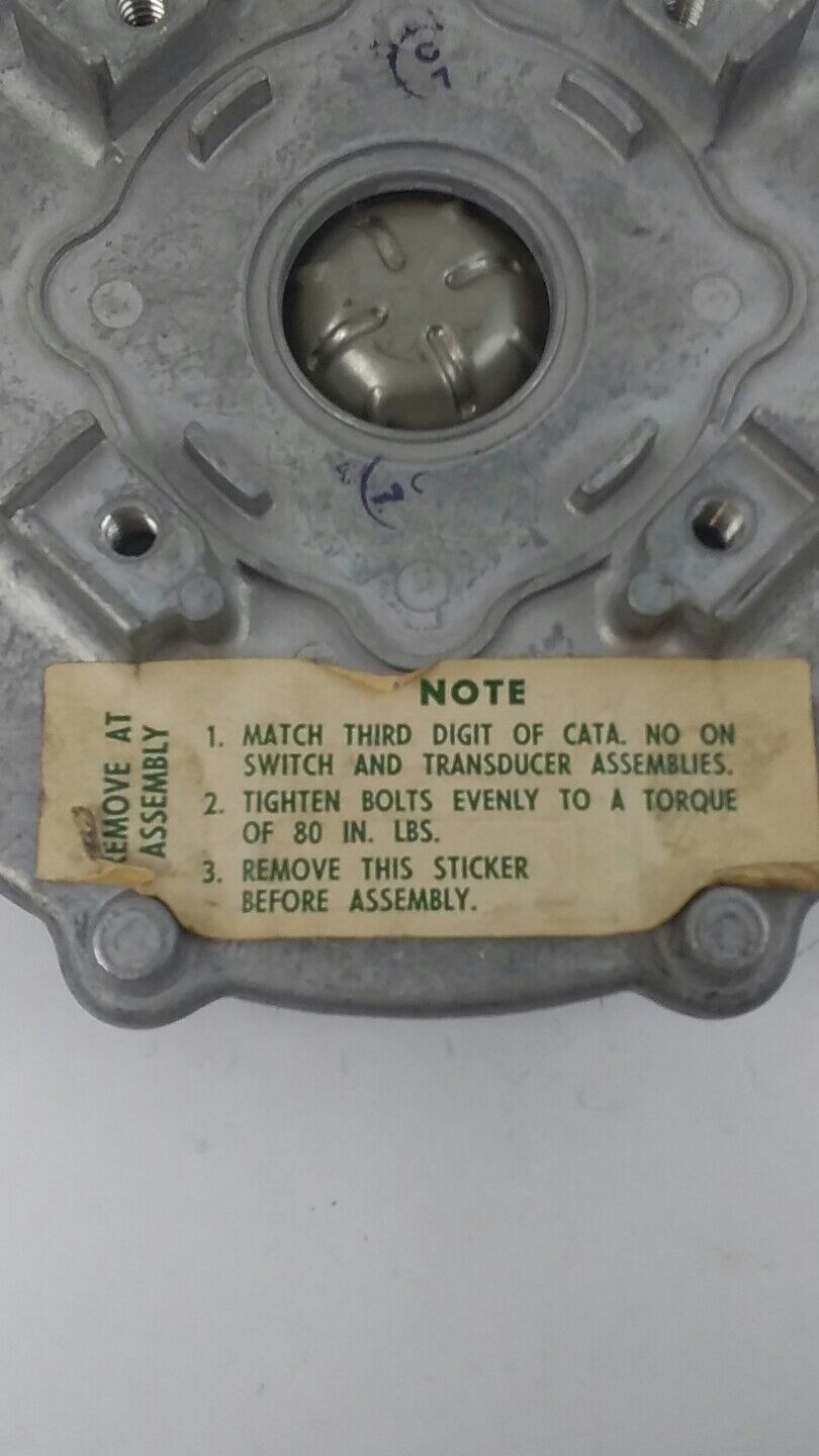 ASCO TA30A31 PREESSURE SWITCH
