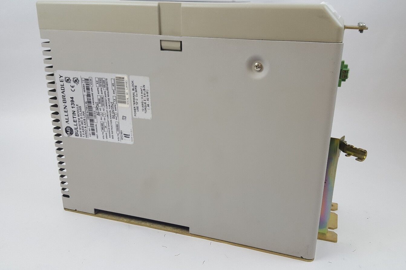 ALLEN BRADLEY 1394C-SJT05-L-RL SER C 5KW 1.5 AXIS V3.9A