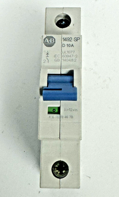 ALLEN-BRADLEY - 1492-SPM1D100 SER. D - CIRCUIT BREAKER - 1 P, 10 A, 277 V
