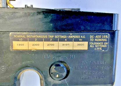 ITE ET5759 CIRCUIT BREAKER TRIP UNIT 3POLES 400A