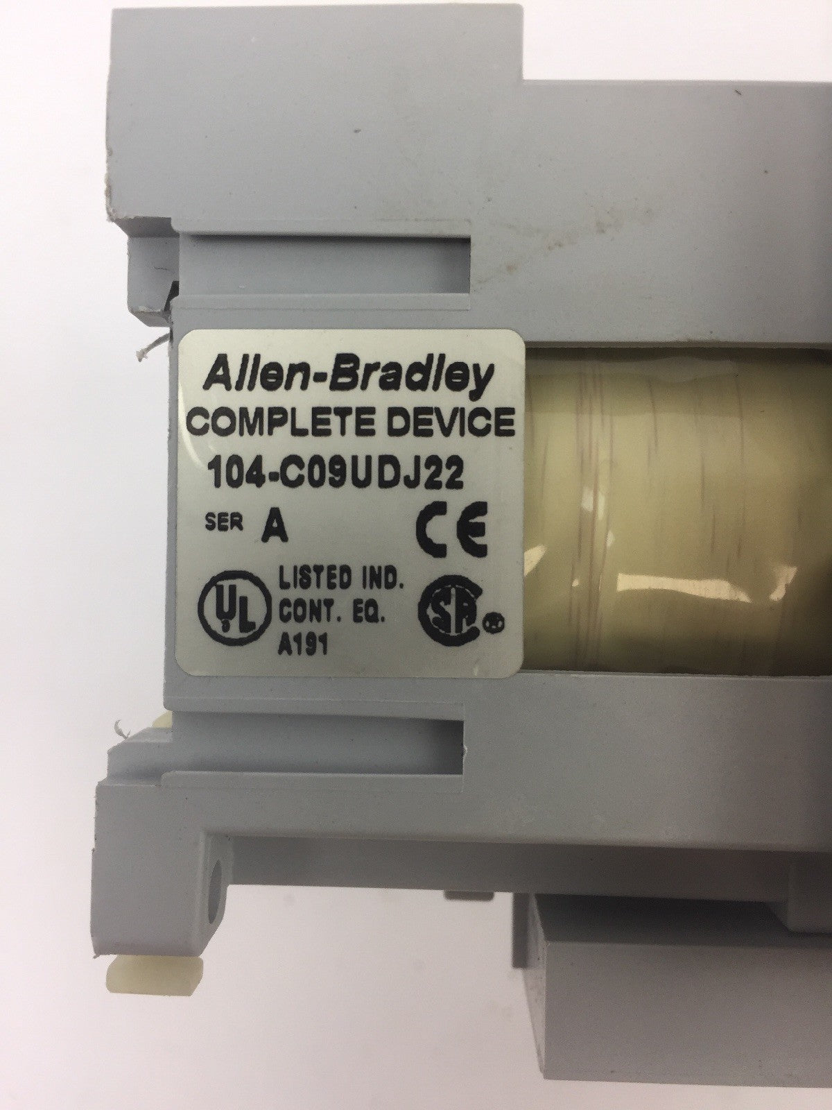 ALLEN BRADLEY 104-C09UDJ22 REVERSING CONTACTOR 2 100-S & 2 100-FSD250 COIL 24VDC