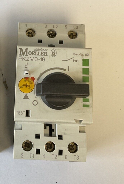 MOELLER PKZM0-16 MOTOR CIRCUIT BREAKER SER2&4 16A ***LOTOF2***