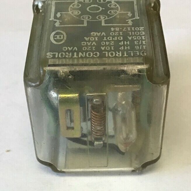 DELTROL CONTROLS 105A DPDT 20117-84 RELAY 240VAC 10A  ***LOTOF3***