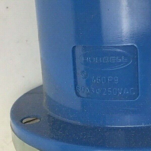 HUBBELL 460C9 PIN&SLEEVE 60AMP 250V 3POLE 4-WIRE GROUNDING