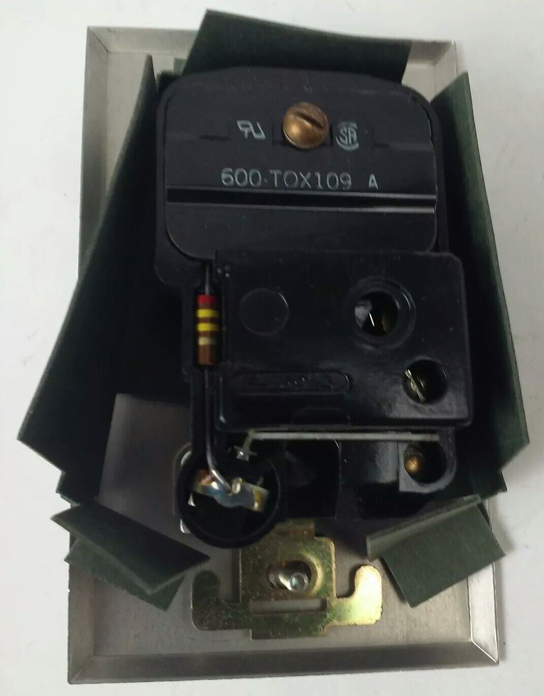 ALLEN BRADELY 600-TQX109 SER.A, MANUAL STARTER SWITCH 2P, TYPE TOGGLE, NEMA 1B