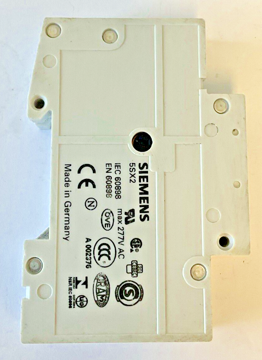 SIEMENS 5SX2 CIRCUIT BREAKER 230/400VAC B6 ****LOTOF2***