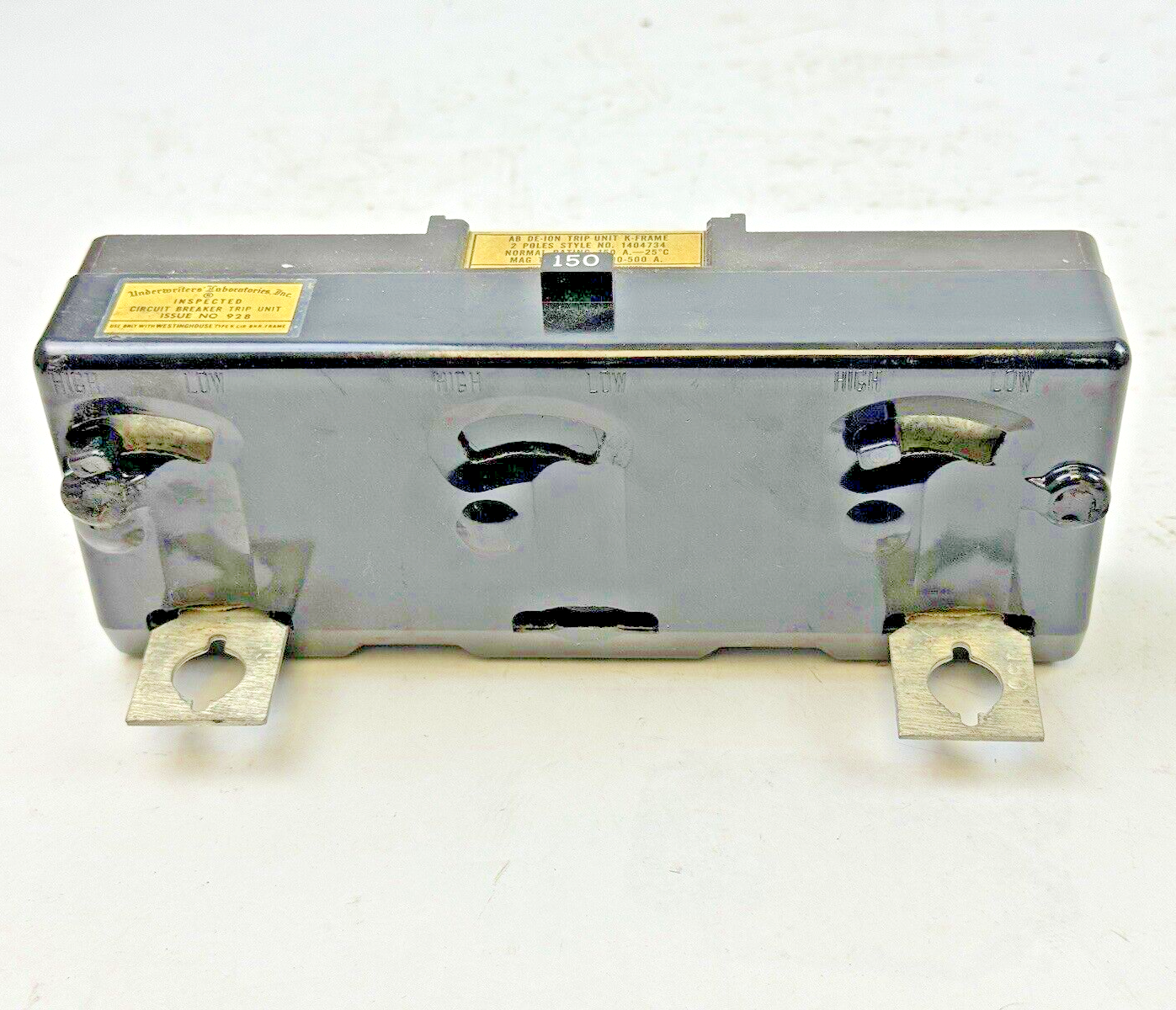 WESTINGHOUSE - HK2150T - AB DE-ION MAG TRIP ADJ. 1500-500A - 150A/2 POLE - NEW