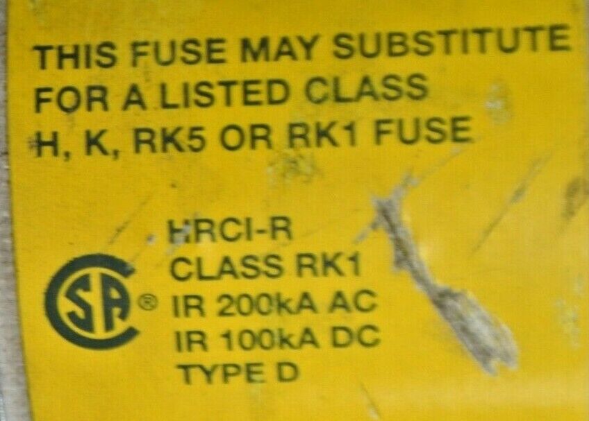 BUSSMANN LPS-RK-400SPI DUAL-ELEMENT LOW-PEAK INDICATOR FUSE / 400A / 600VAC