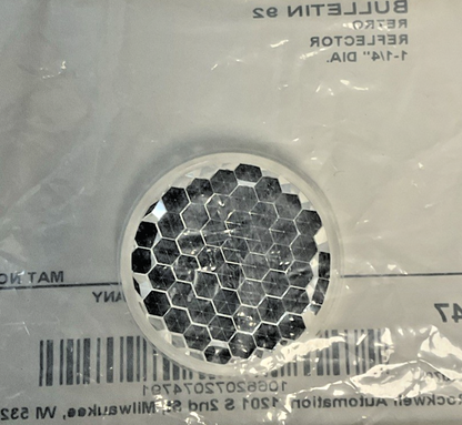 ALLEN BRADLEY 92-47 RETRO REFLECTOR 1-1/4" SER.C***LOTOF3***