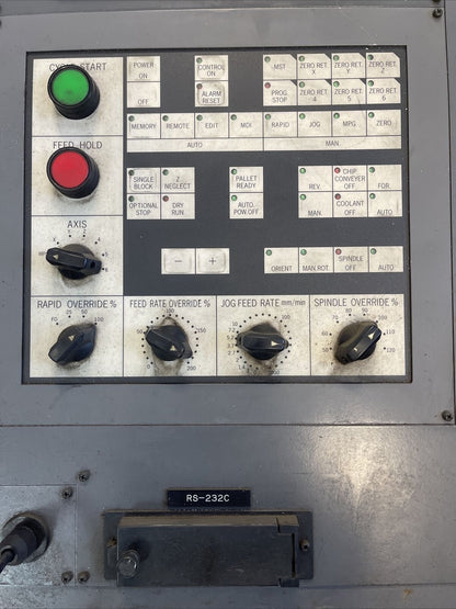 FANUC CONTROL PANEL A02B-0281-B503 CONTROL DISPLAY PANEL A02B-0281-C126 KEYBOARD