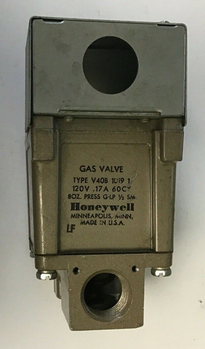 HONEYWELL TYPE V40B 1019 1 GAS VALVE 120V .17A 60CY 8OZ