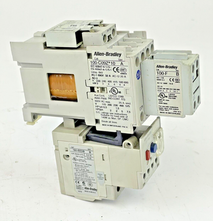 ALLEN BRADLEY -193-EEDB SER. B - 100-C09Z*10 A 25V -100-F B - 100-FSD250 A COMBO