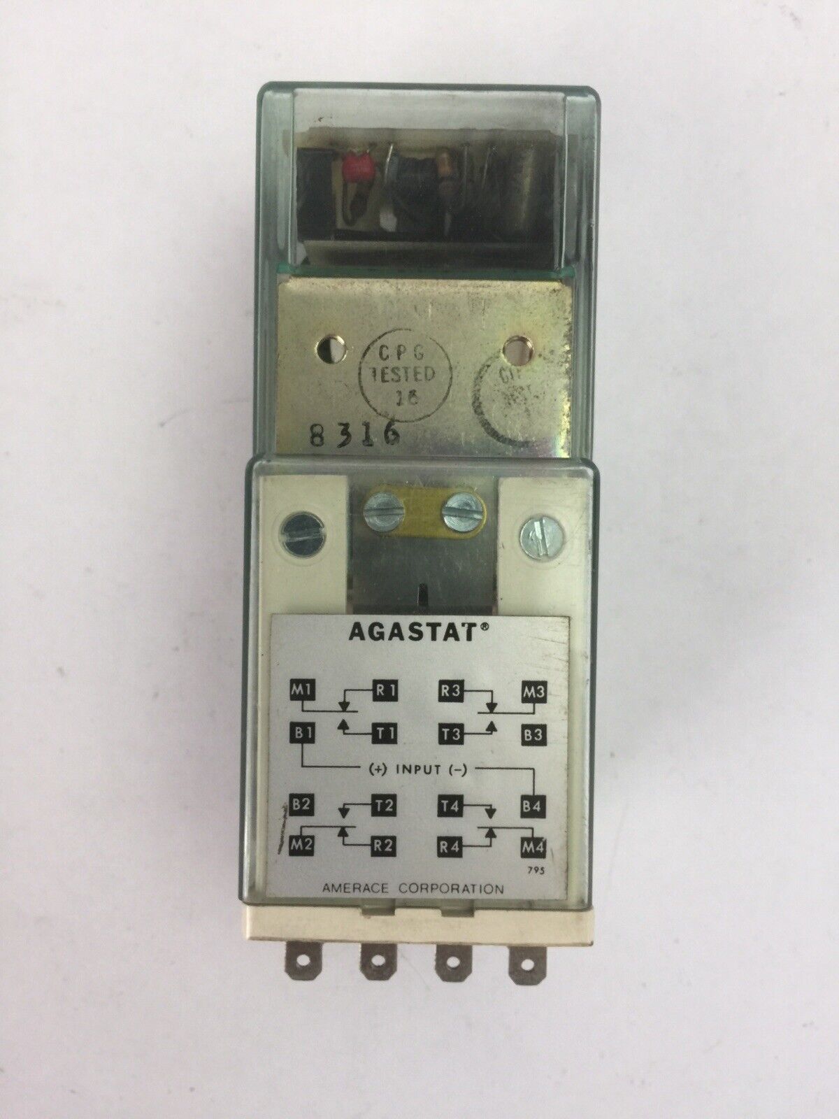 AGASTAT ETR14D3I002 RELAY COIL 125VDC TIMING 2-60 MIN.
