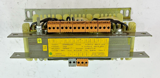 N'ERGY ELECTROTECHNIQUE 0752910-001 TRANSFORMER 3KVA 50/60HZ