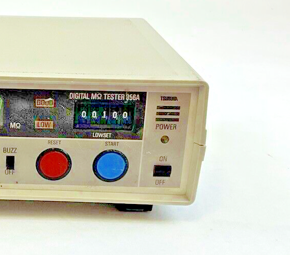TSURUGA ELECTRIC 356A DIGITAL MEGGER/ INSULATION TESTER 90-120V **CORD WAS CUT**
