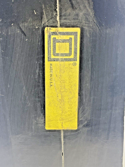 SQUARE D - LAL3600M SER. 3 - MOLDED CASE CIRCUIT BREAKER -400 AMP,3 POLE,600 VAC